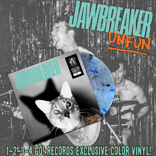 DAMAGED: Jawbreaker ''Unfun'' LP (1-2-3-4 Go! Records Exclusive Color vinyl!)