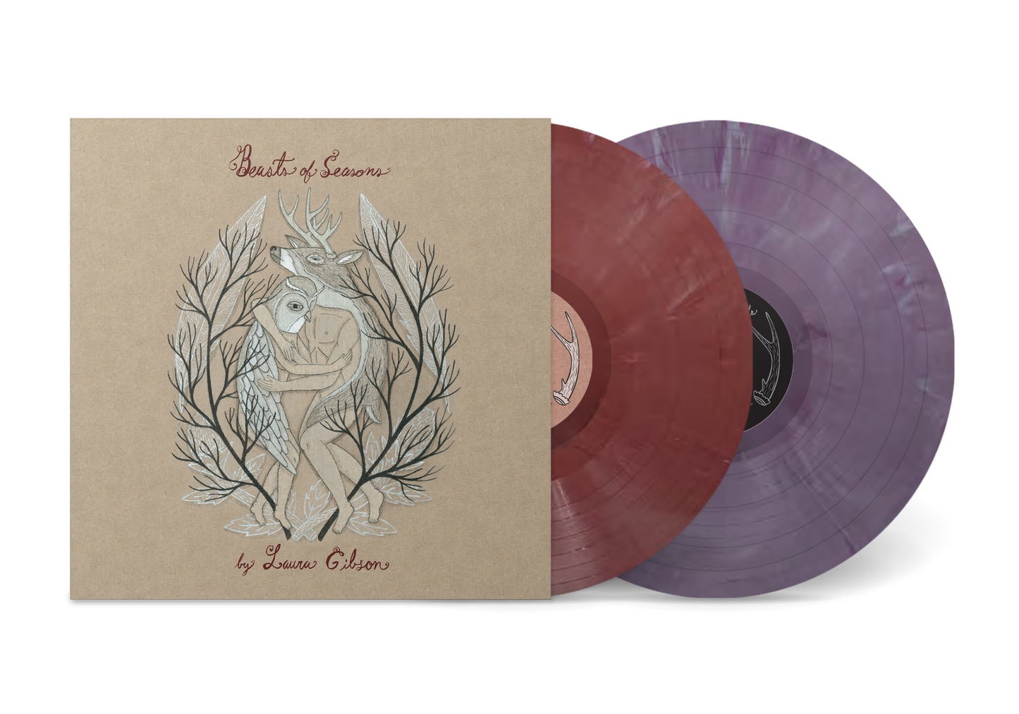PRE-ORDER: Laura Gibson "Beasts of Season (Deluxe)" 2xLP (Limited Edition Black Cherry & Lavender Eco-Vinyl)