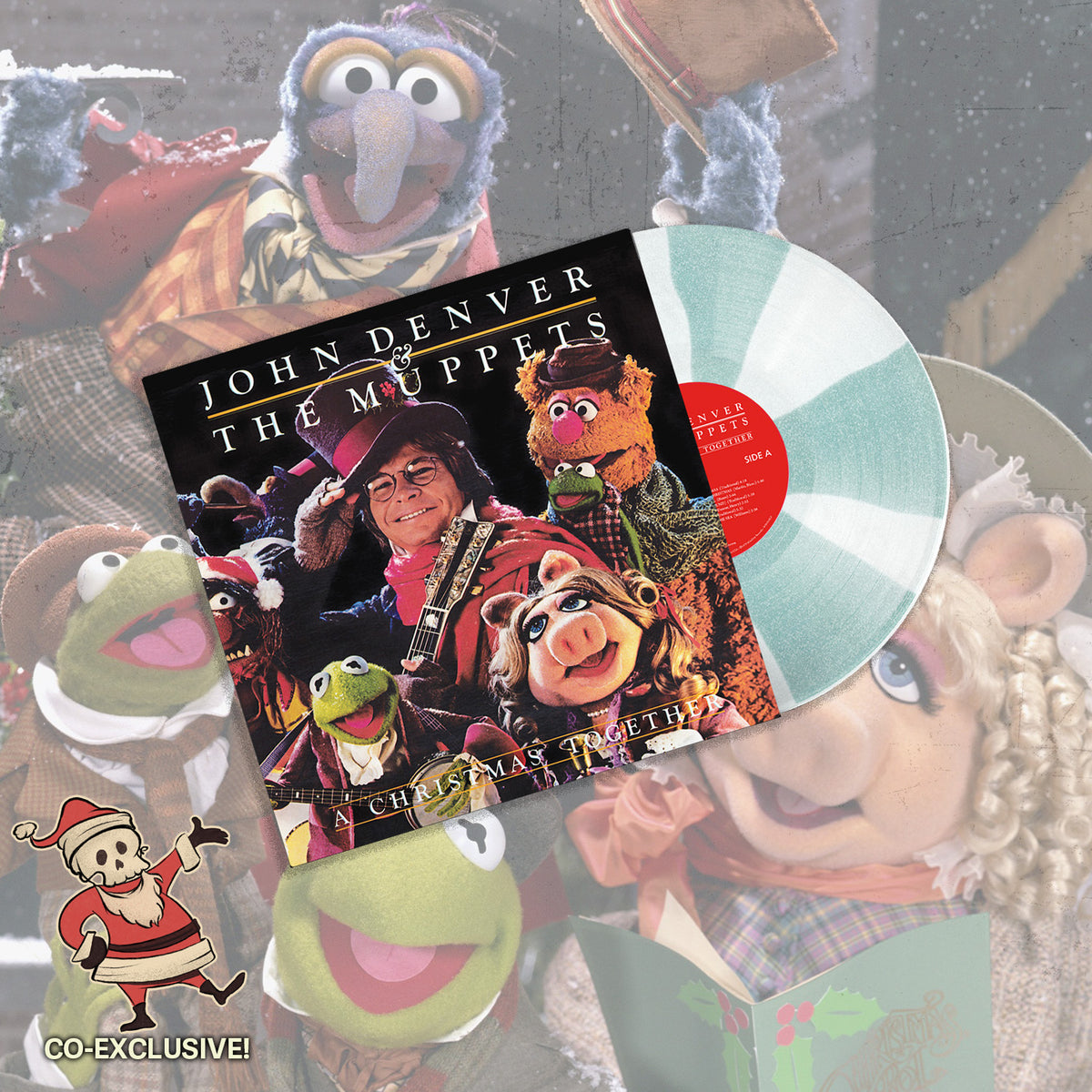 PRE-ORDER: John Denver & The Muppets "A Christmas Together" LP (1-2-3-4 Go! Co-Exclusive Color Vinyl!)
