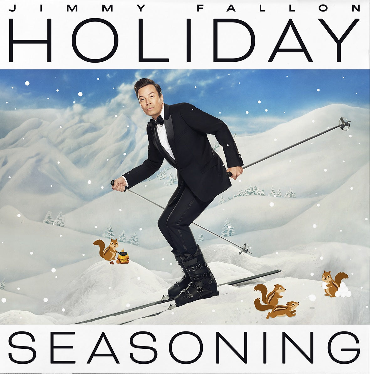 PRE-ORDER: Jimmy Fallon "Holiday Seasoning" LP (Peppermint Swirl Vinyl)