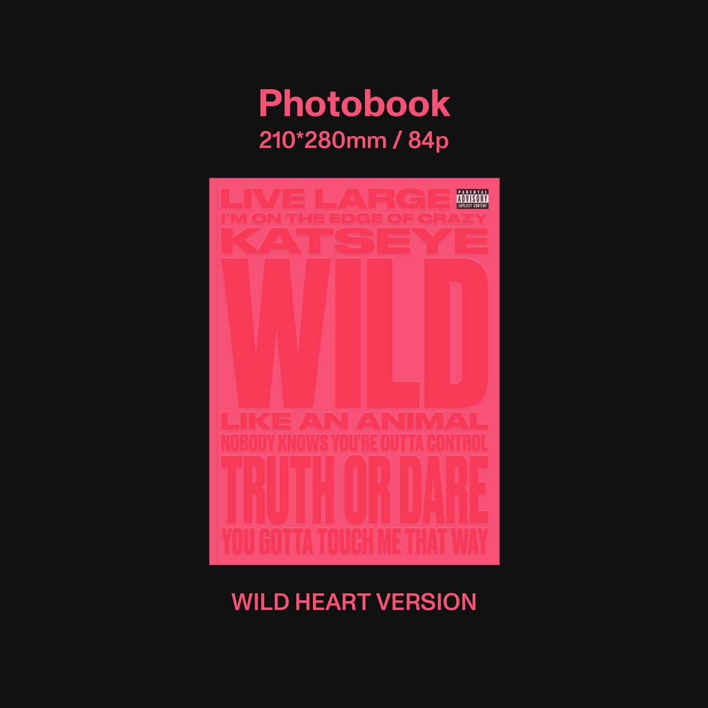 PRE-ORDER: Katseye "Wild" CD (Wild Heart Version)