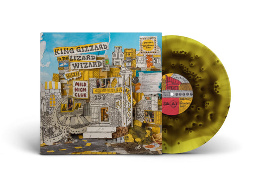 King Gizzard & The Lizard Wizard "Sketches Of Brunswick East" LP (Migraine Edition Yellow/Black Vinyl)