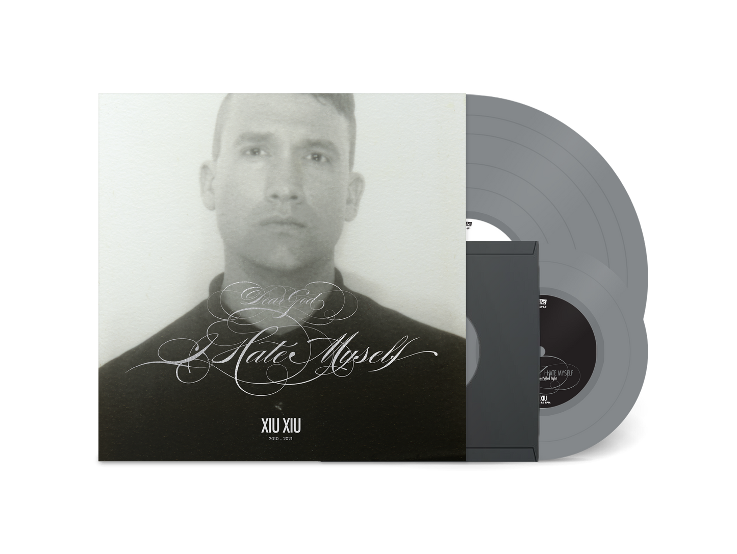 PRE-ORDER: Xiu Xiu "Dear God, I Hate Myself" LP + Bonus 7" (Deluxe Edition Silver Vinyl)