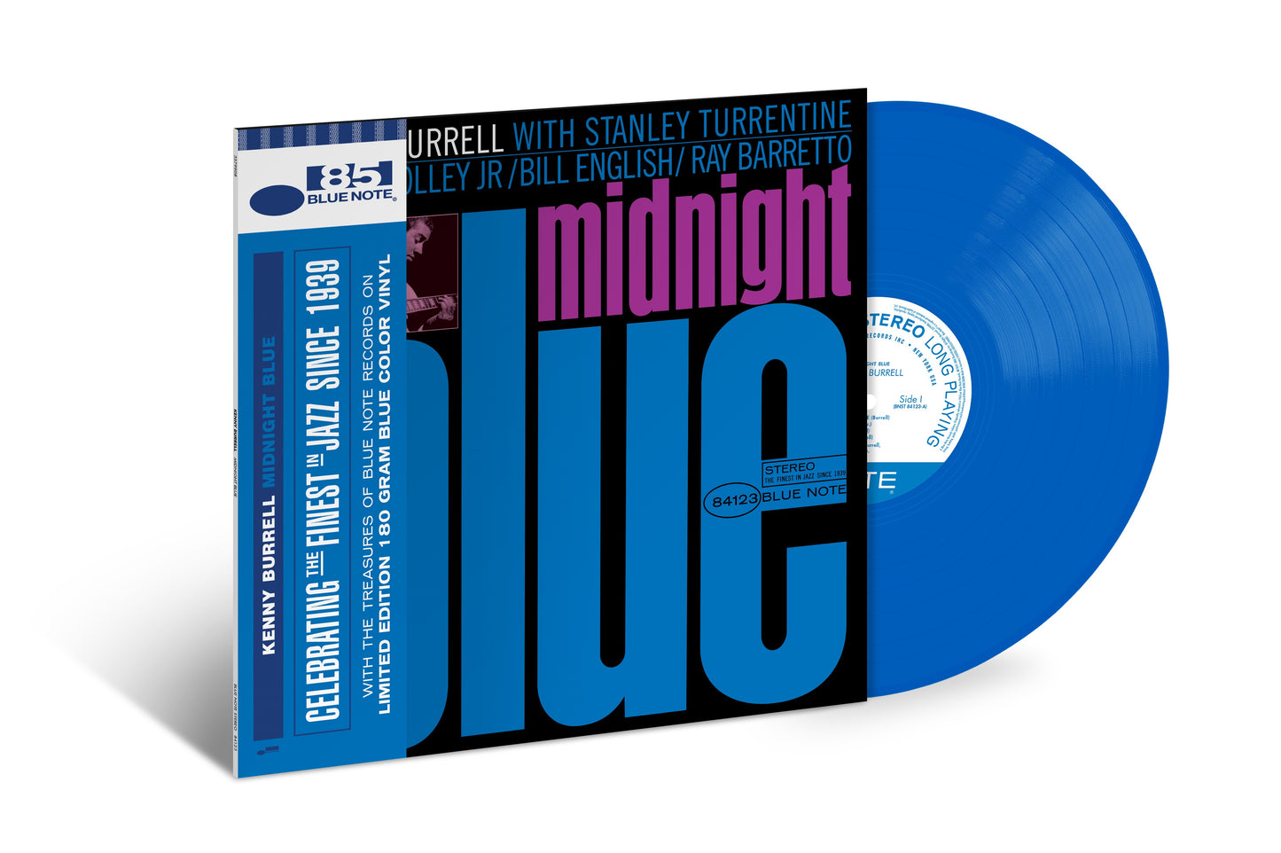 Kenny Burrell "Midnight Blue" LP (Blue Vinyl)