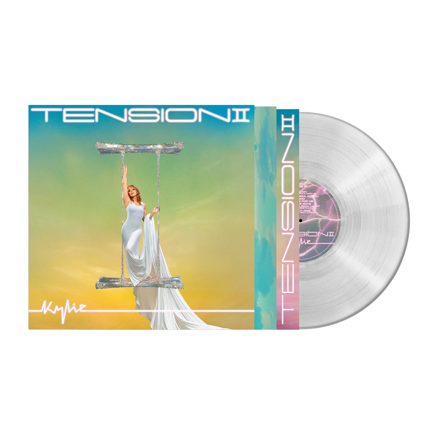 Kylie Minogue "Tension II" LP (Crystal Clear Vinyl)