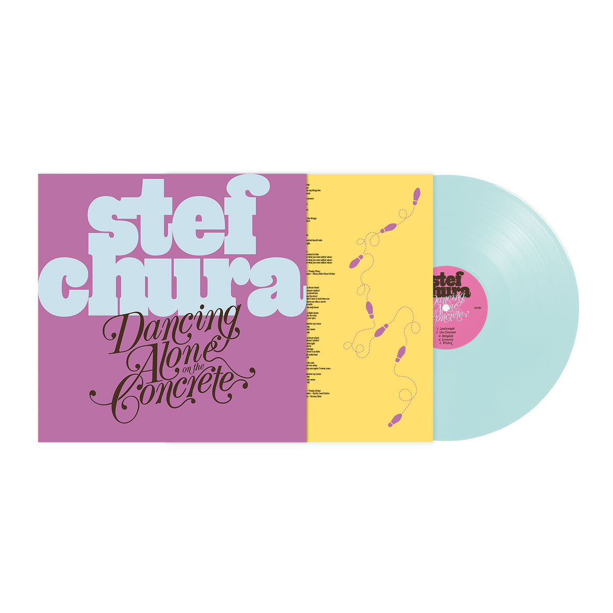 PRE-ORDER: Stef Chura "Dancing Alone on the Concrete" LP (Light Blue "Babydoll" Vinyl)