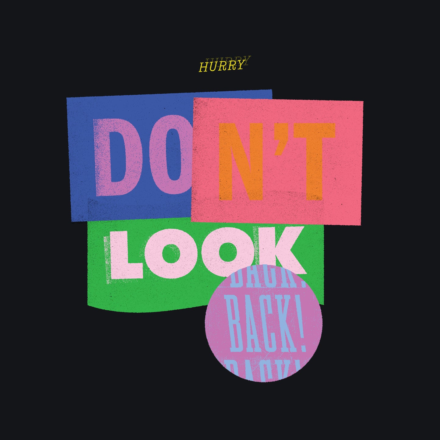 Hurry "Don't Look Back" LP (Purple w/ Blue Splatter)