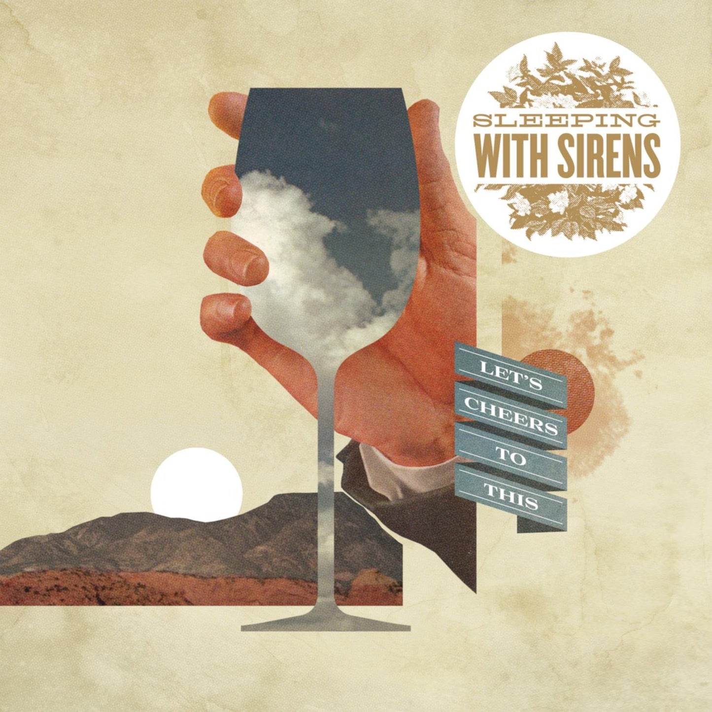 Sleeping With Sirens "Let's Cheers To This" LP (Blue/Orange Splatter Vinyl)