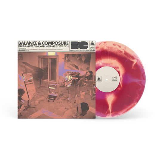 PRE-ORDER: Balance and Composure "The Things We Think We're Missing Live at Studio 4" LP (Pink w/ Purple & Cream Swirl)