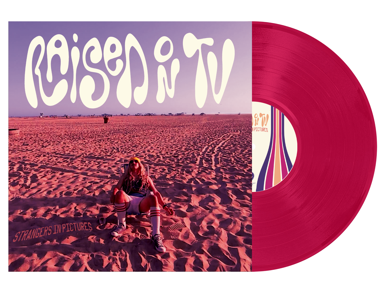 Raised On TV "Strangers In Pictures" LP (Magenta Vinyl)
