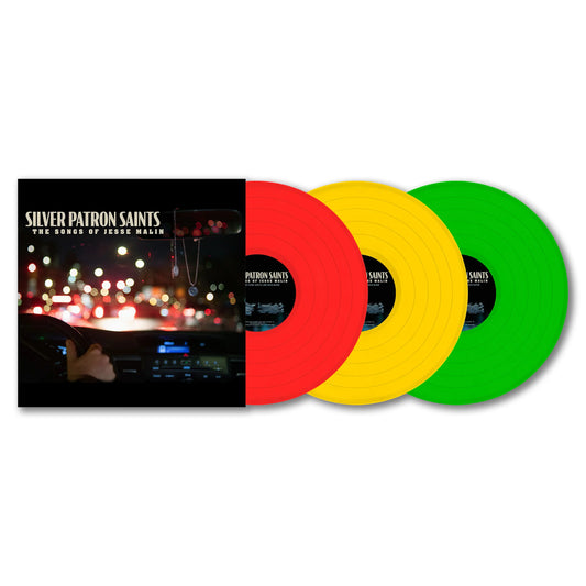 Jesse Malin ” Silver Patron Saints" 3xLP (Red + Yellow + Green Vinyl)