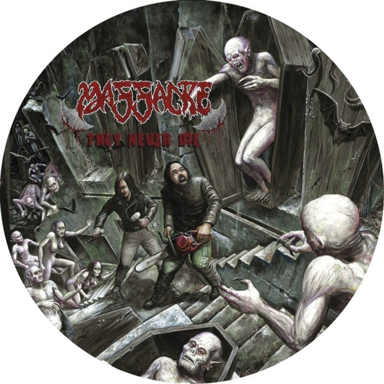 Massacre "They Never Die" 7" (Picture Disc Vinyl)