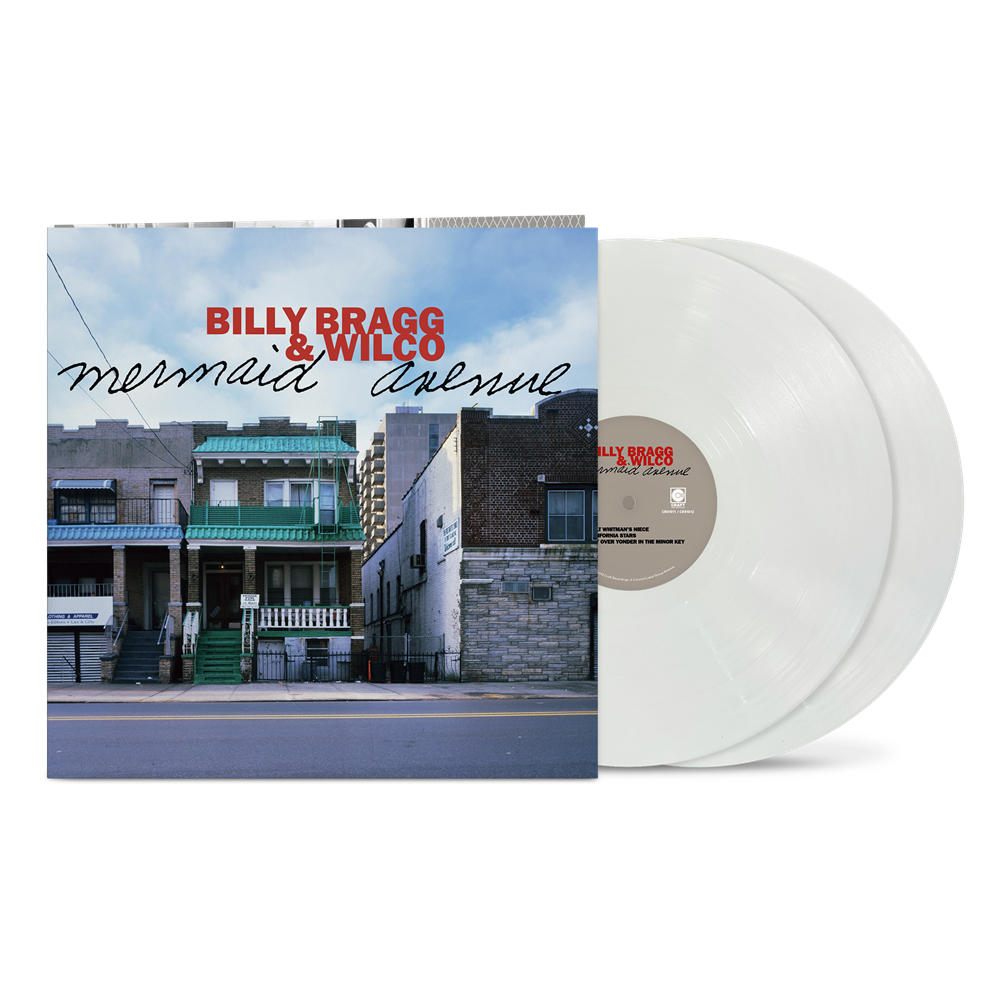 PRE-ORDER: Billy Bragg & Wilco "Mermaid Avenue" 2xLP (Indie Exclusive White Eco-Mix Vinyl)