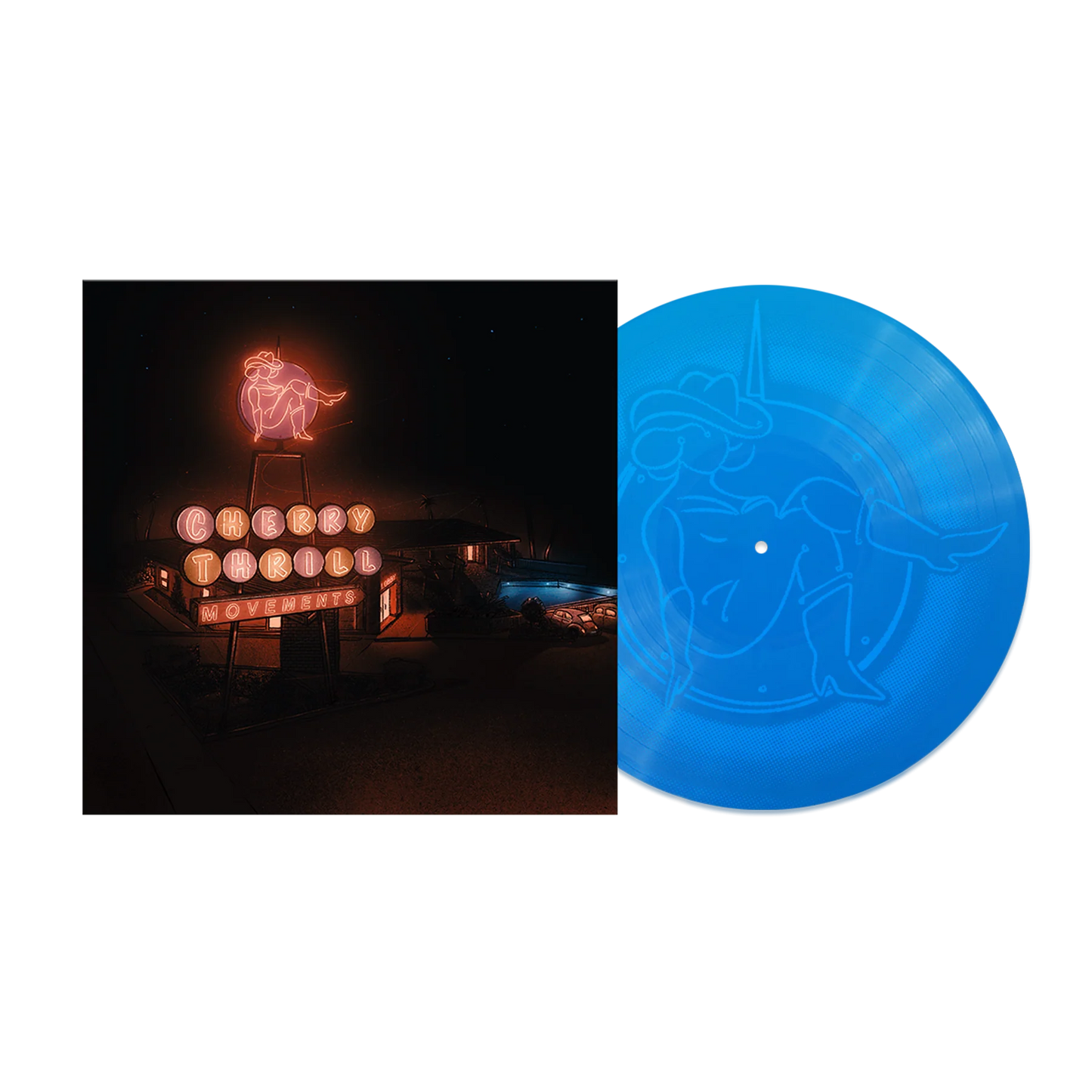 Movements "Cherry Thrill" & "Barbed Wire Body" 12" (Blue Vinyl)