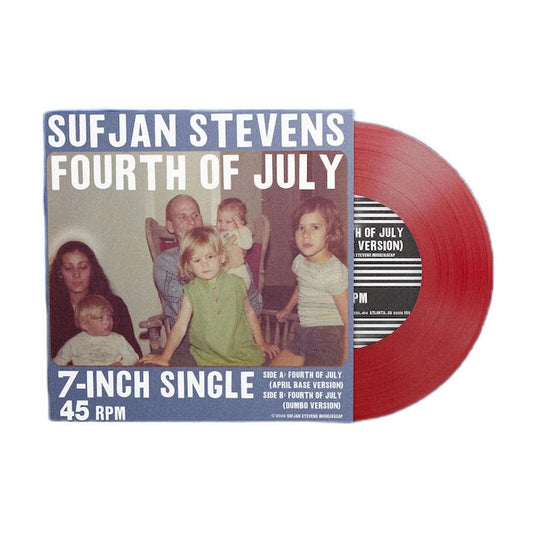 Sufjan Stevens "Fourth of July" 7" (RED Vinyl)