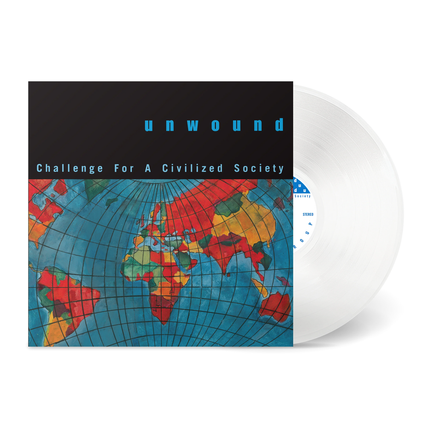 Unwound "Challenge For A Civilized Society" LP (Earth's Ice Wall White Vinyl)