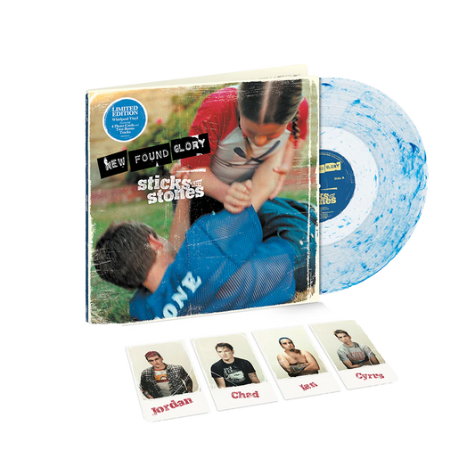 New Found Glory "Sticks And Stones" LP (Whirlpool Vinyl)