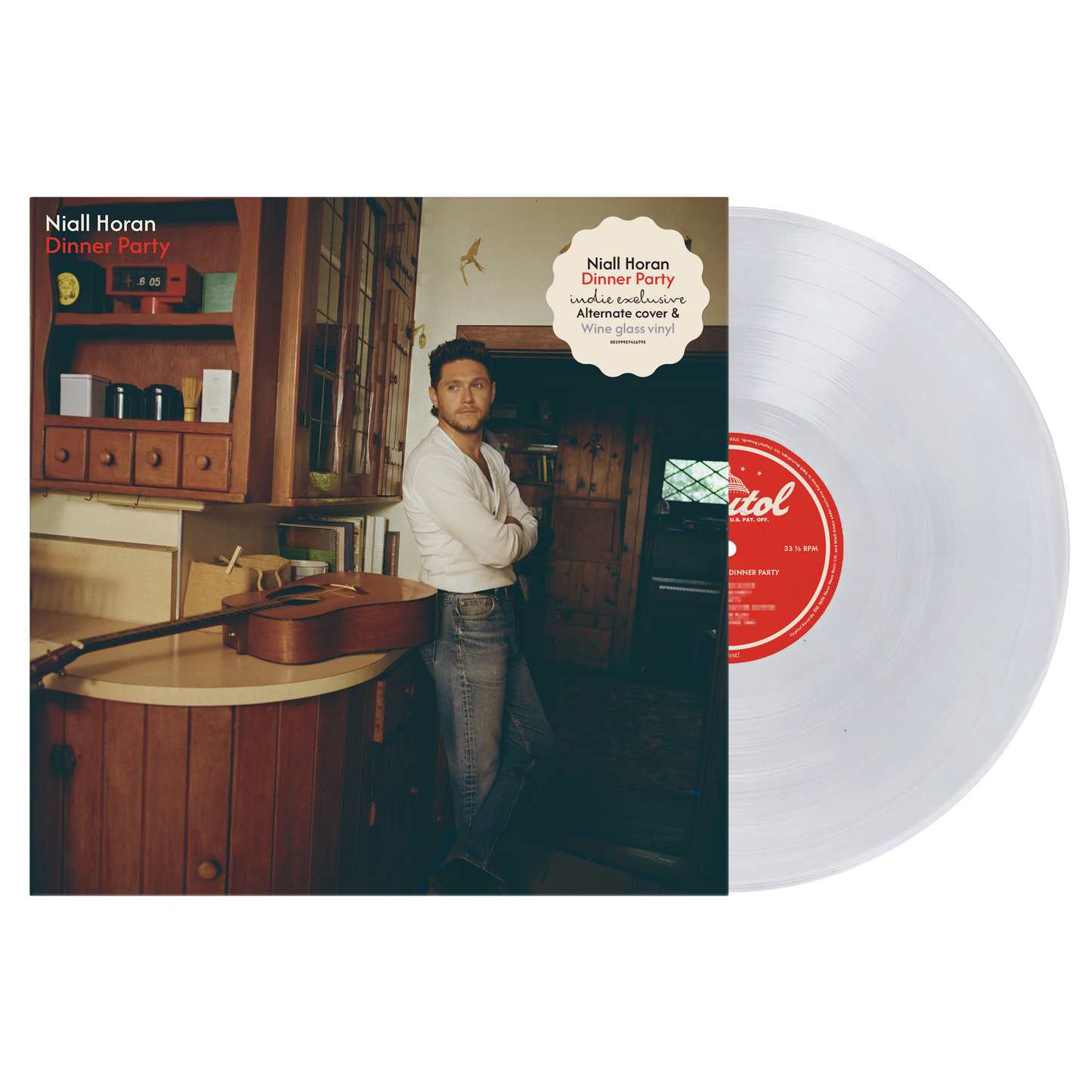 PRE-ORDER: Niall Horan "Dinner Party" LP (Indie Exclusive "Wine Glass" Clear Vinyl & Alternate Cover)