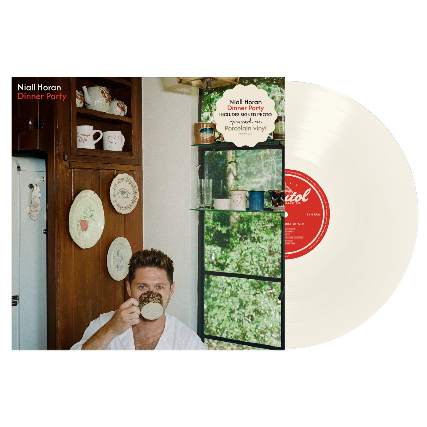 PRE-ORDER: Niall Horan "Dinner Party" LP (Indie Exclusive Porcelain Color Vinyl w/ Signed Insert)