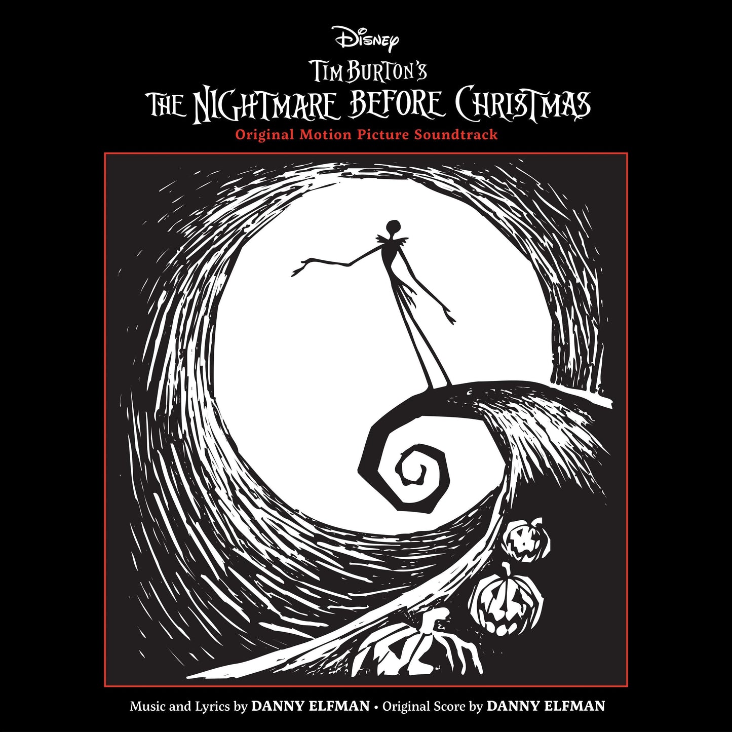 DAMAGED: V/A "The Nightmare Before Christmas (Original Motion Picture Soundtrack)" 2xLP (Zoetrope Picture Disc)