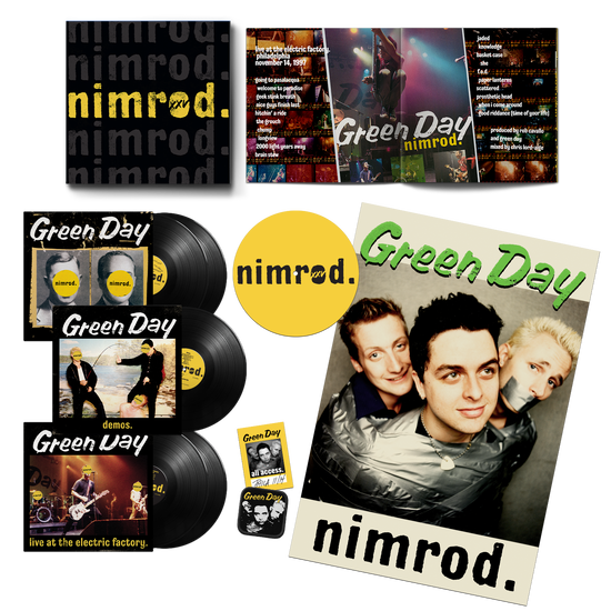 Green Day "Nimrod" 5xLP 25th Anniversary Box Set (Black Vinyl)