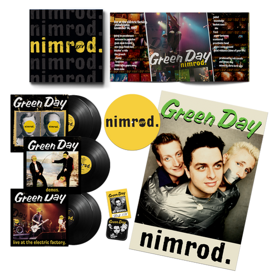 Green Day "Nimrod" 5xLP 25th Anniversary Box Set (Black Vinyl)