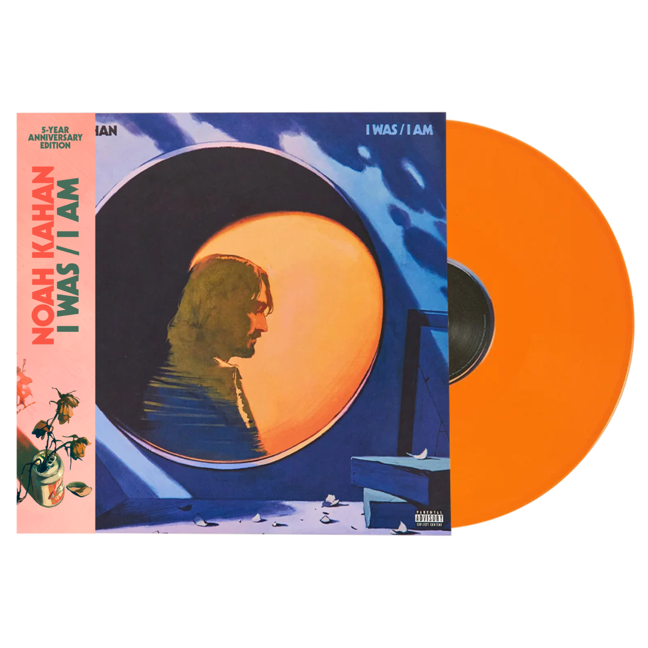 PRE-ORDER: Noah Kahan "I Was/I Am (5-Year Anniversary)" LP (Limited Edition Tangerine Vinyl)