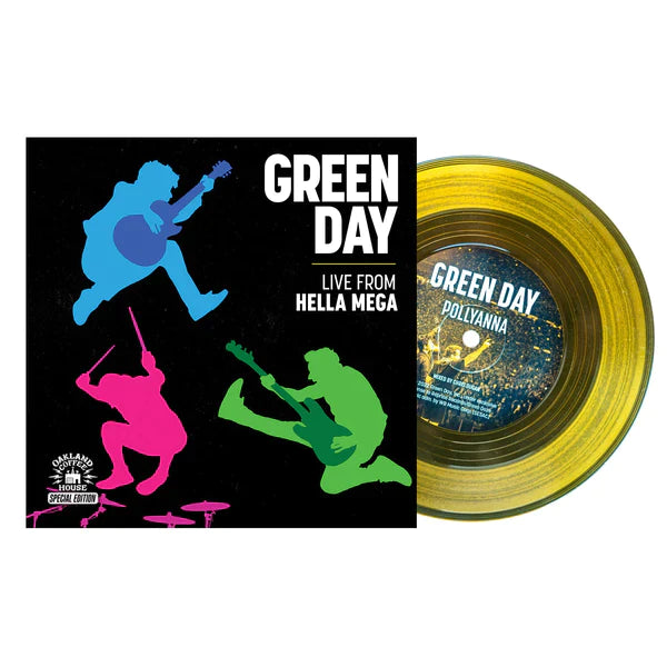 Green Day "Live From Hella Mega" 7" (Yellow Vinyl, HAND NUMBERED)