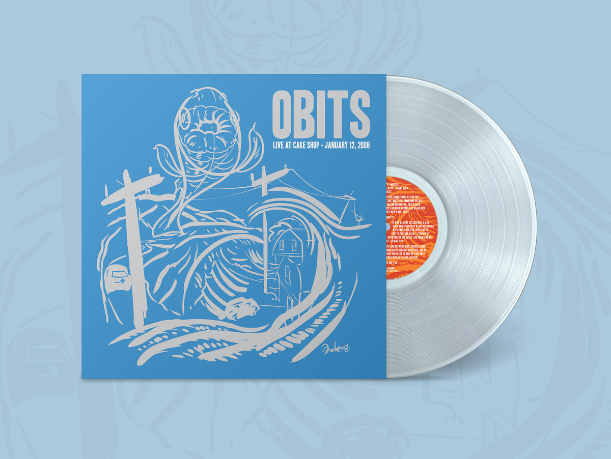 PRE-ORDER: Obits "Cake Shop" LP (Clear Vinyl)