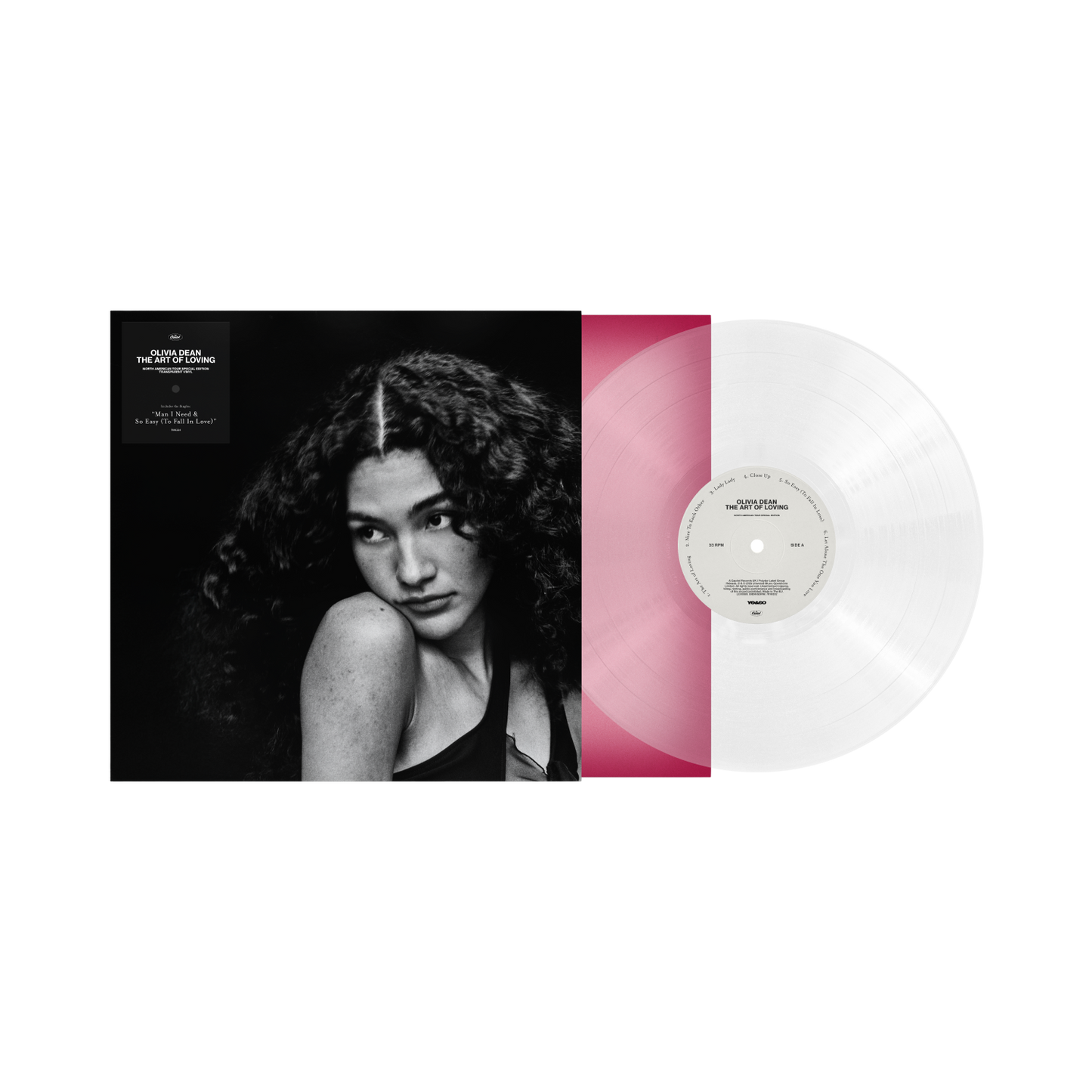 Olivia Dean "The Art Of Loving (North American Tour Edition)" LP (Transparent Vinyl)