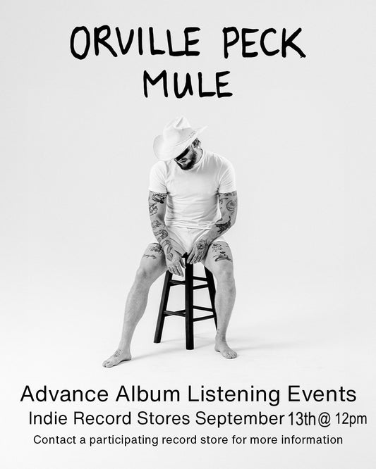 Orville Peck "Mule" Listening Party - SUNDAY 9/13 @ Noon