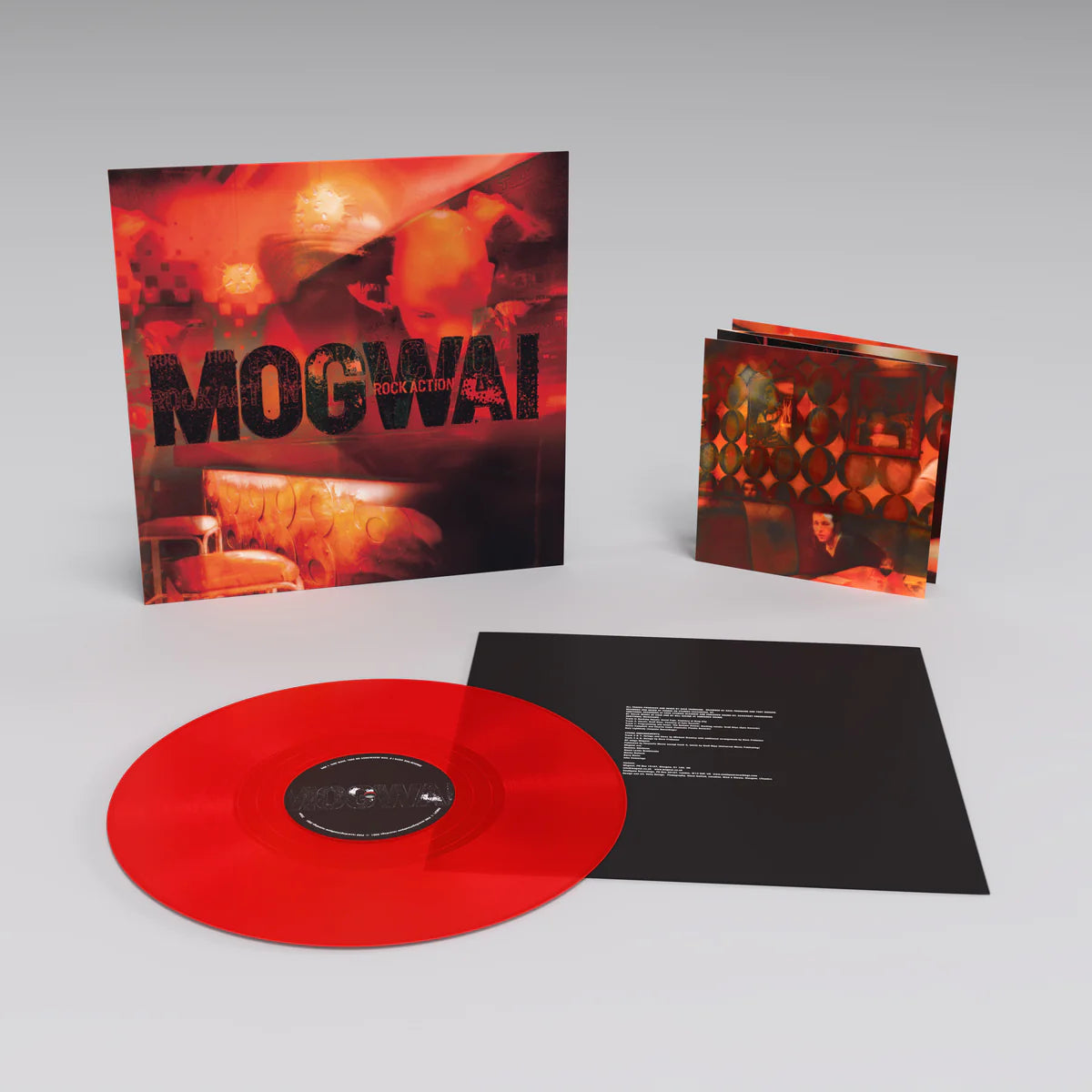 Mogwai "Rock Action" LP (Transparent Red Vinyl)