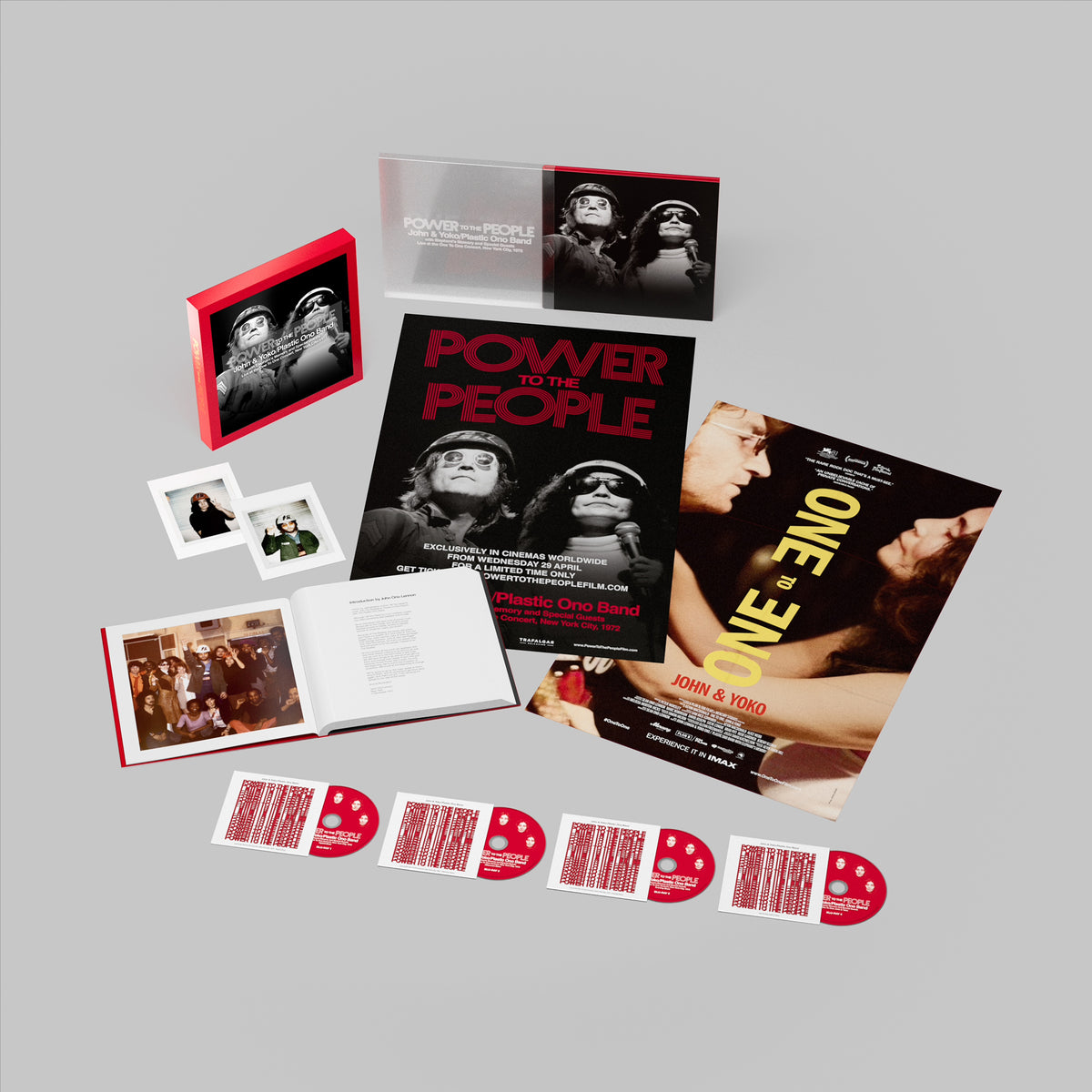 PRE-ORDER: John Lennon/Yoko Ono/Plastic Ono Band "Power to the People" 4-Disc Blu-Ray (Limited Deluxe Edition)