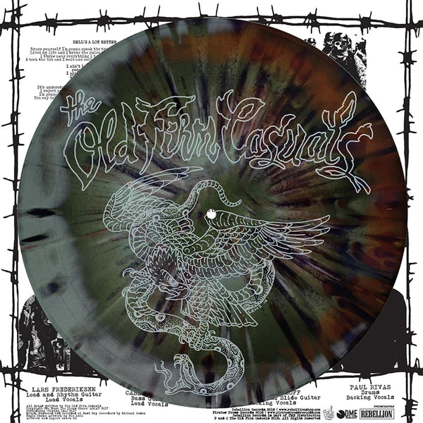 Old Firm Casuals ''Wartime Rock 'N' Roll'' 12" EP (Camouflage Splatter, Etched)