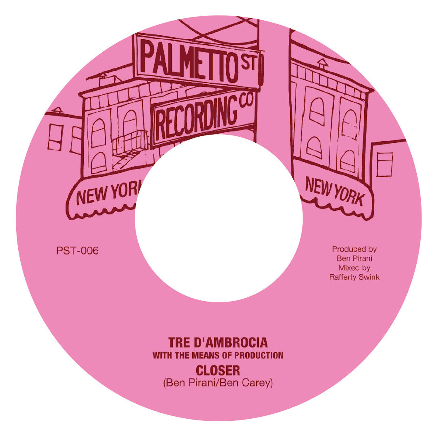 Tre D'Ambrocia "Closer / Love Is Gonna Let You Down" 7"