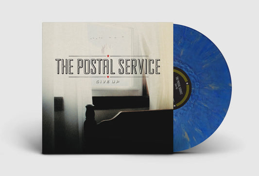 Postal Service "Give Up (20th Anniversary)" LP (Blue w/ Metallic Silver)