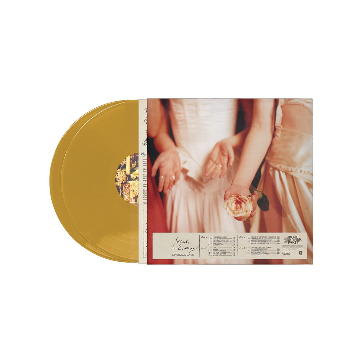 The Last Dinner Party "Prelude To Ecstasy: Acoustics And Covers" 2xLP (Transparent Amber Vinyl)