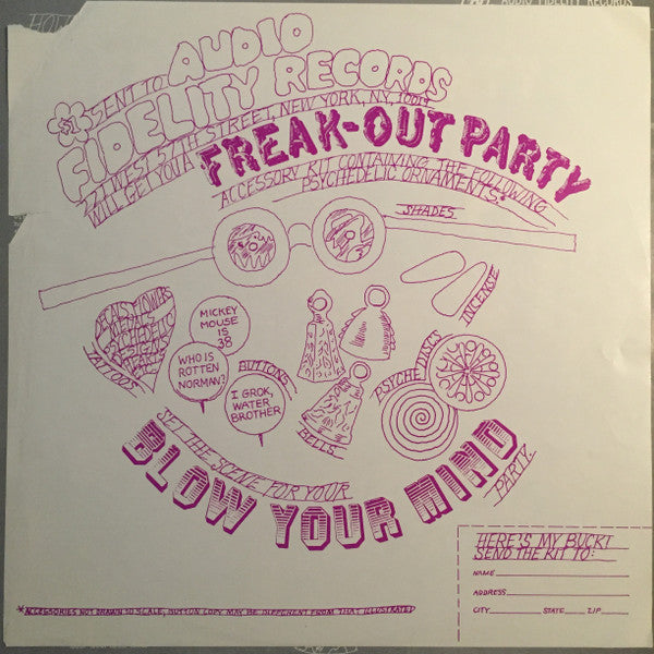 The Unfolding "How to Blow Your Mind and Have a Freak-Out Party" LP (Orange Sunshine Vinyl)