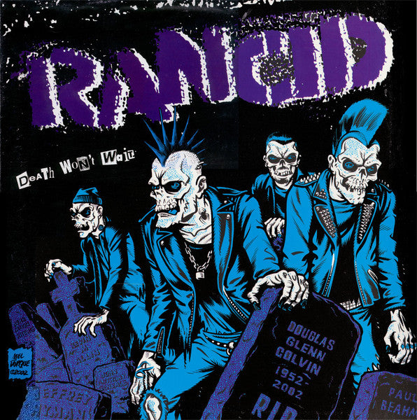 Used Vinyl: Rancid "Death Won't Wait" LP (2025 Purple Vinyl Press)