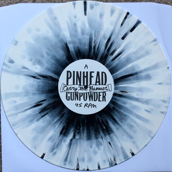 DAMAGED: Pinhead Gunpowder "Carry The Banner" LP (Discography Club Splatter Vinyl)