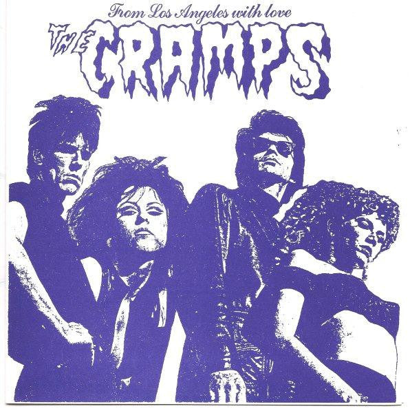 Used Vinyl: The Cramps "From Los Angeles With Love" 7" (2025 Blue Vinyl Press)