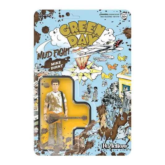 Green Day "Mike Dirnt Mud Fight" ReAction Figure