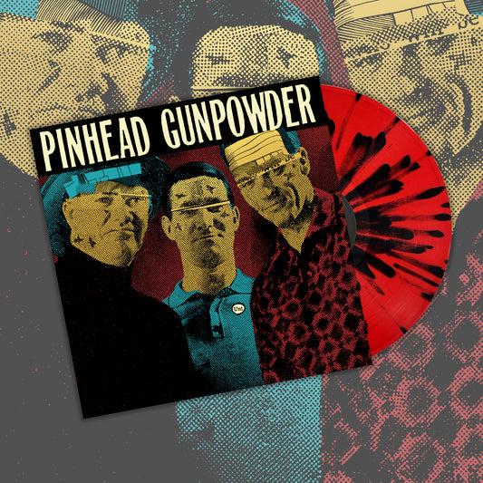 Pinhead Gunpowder "Unt" LP (1-2-3-4 Go! Exclusive Red w/ Black Splatter Vinyl)