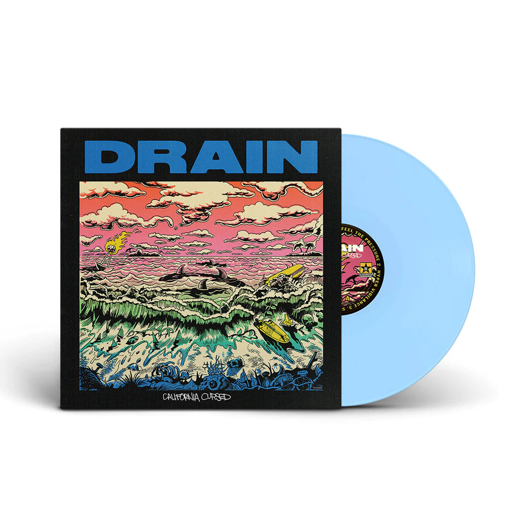 Drain "California Cursed" LP (Baby Blue Vinyl)