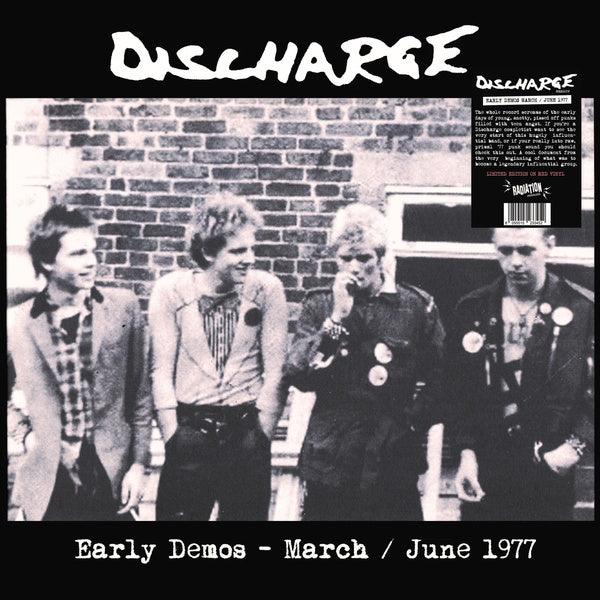 Discharge "Early Demos" LP (Red Vinyl)