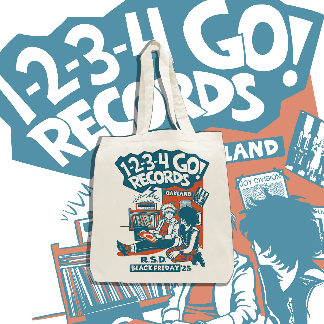1-2-3-4 Go! Records "RSD BLACK FRIDAY 2025" Tote Bag