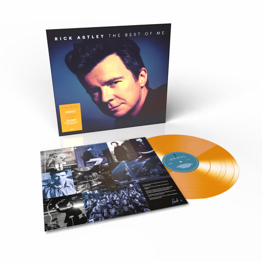 DAMAGED: Rick Astley "The Best of Me" LP (Indie Exclusive Orange Vinyl)
