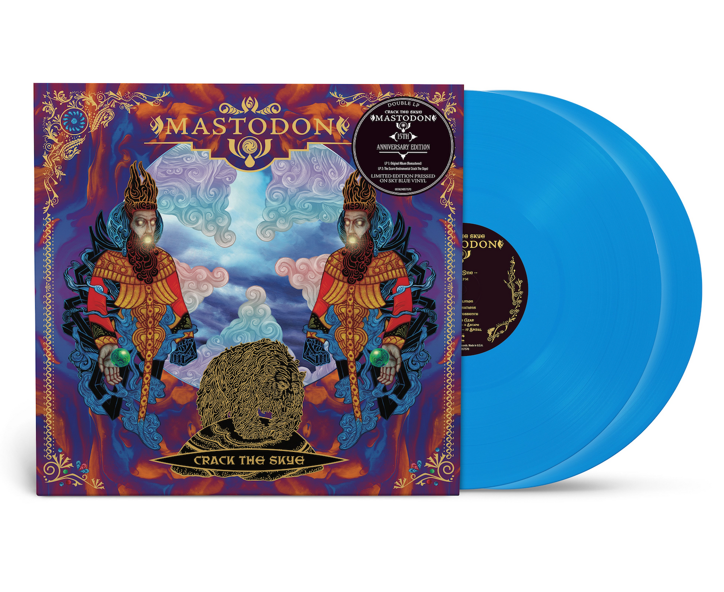 Mastodon "Crack the Skye" 2xLP (Deluxe Edition, Blue Vinyl)