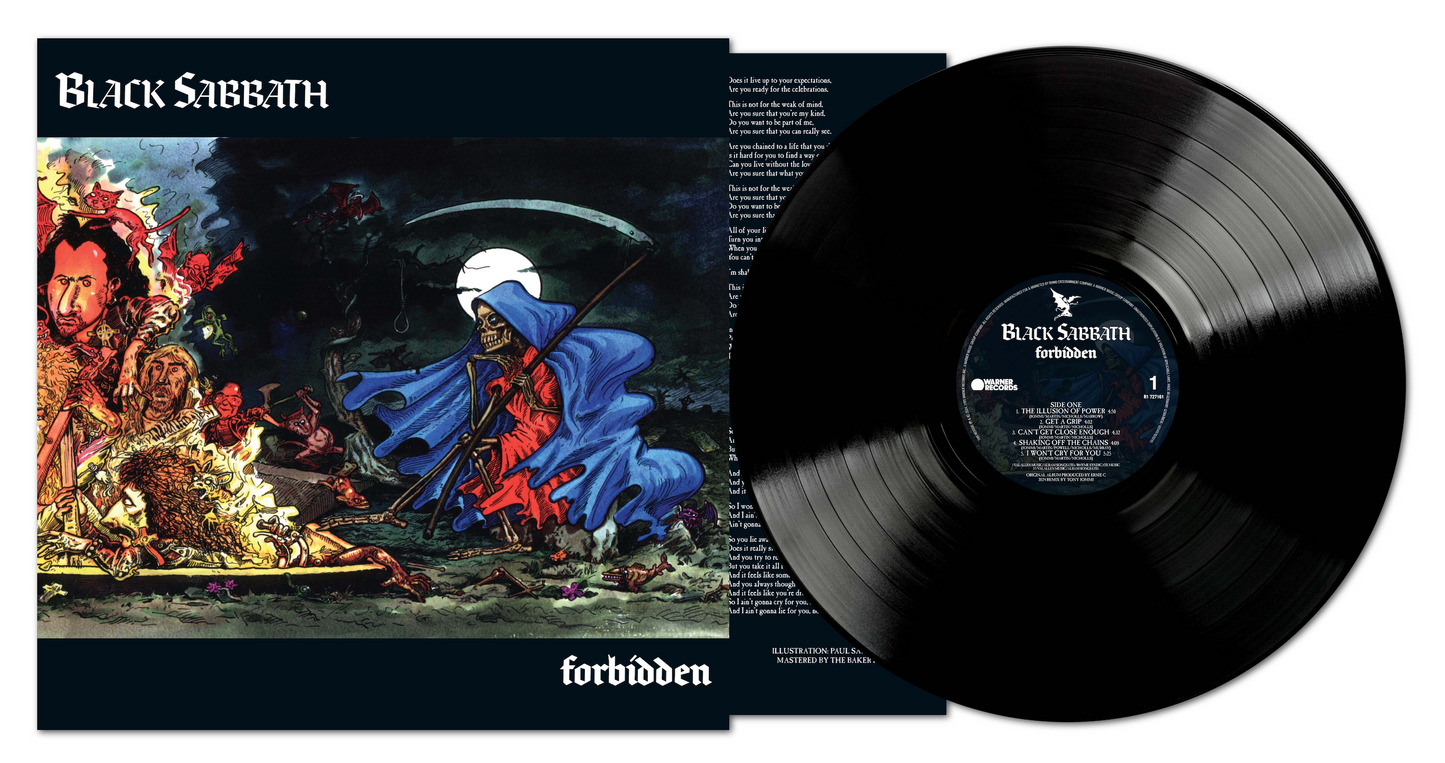 PRE-ORDER: Black Sabbath "Forbidden (2024 Tony Iommi Remix)" LP