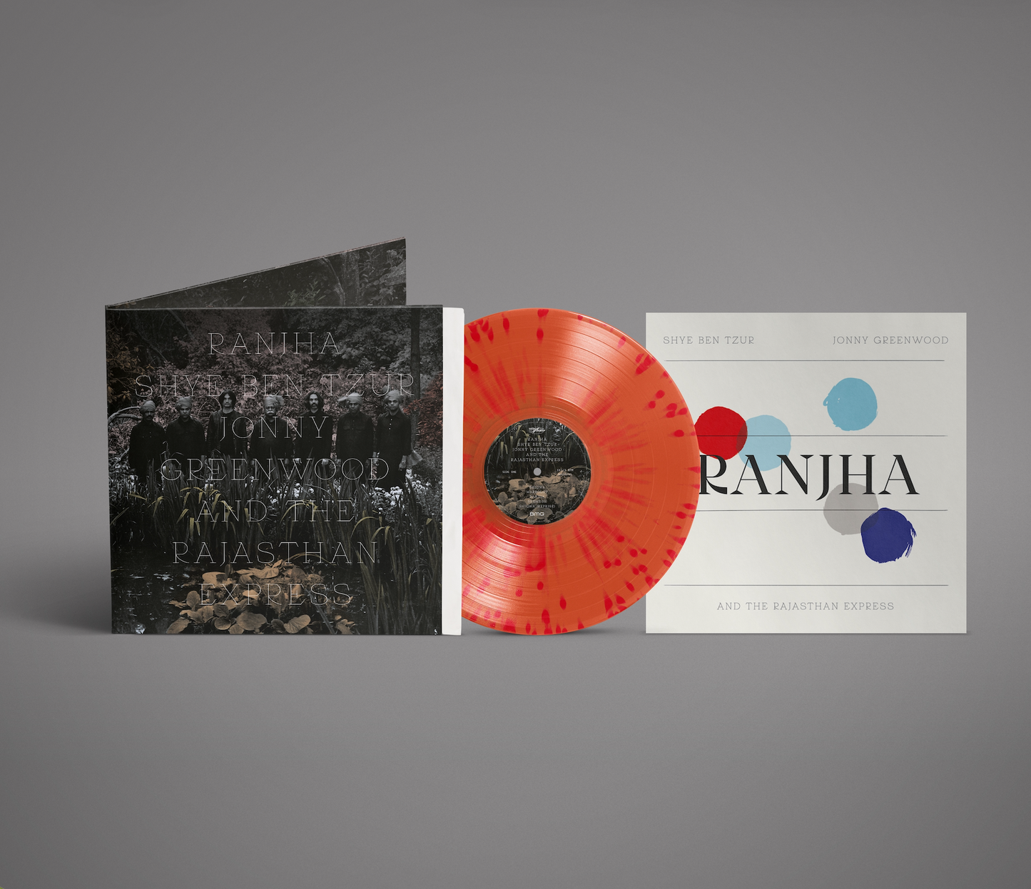 PRE-ORDER: Shye Ben Tzur/Jonny Greenwood/The Rajasthan Express "Ranjha" LP (Red/Coral Splatter Vinyl)